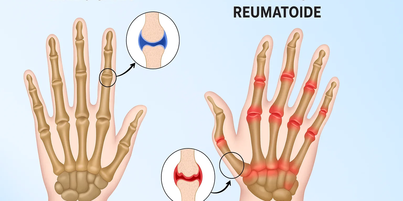 mano con artritis reumatoide y mano sano mano con artritis reumatoide y mano sano